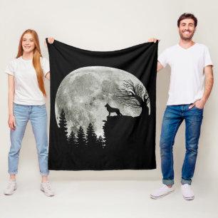 Deutscher Hirte, Stehend auf Mountain Halloween Fleecedecke