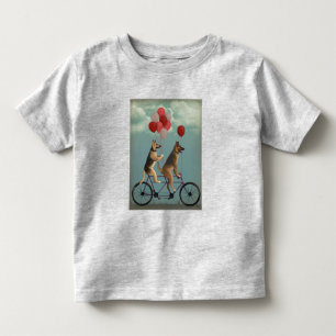 Deutscher Hirte Tandem Kleinkind T-shirt
