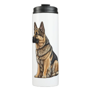 Deutscher Hirte Thermosbecher