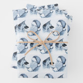 Deutscher Hirte und Weihnachtsmann Geschenkpapier Set (Beispiel)