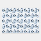Deutscher Hirte und Weihnachtsmann Geschenkpapier Set (Vorderseite 3)