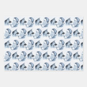 Deutscher Hirte und Weihnachtsmann Geschenkpapier Set (Vorderseite 2)
