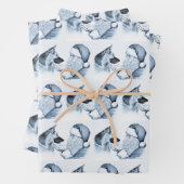 Deutscher Hirte und Weihnachtsmann Geschenkpapier Set (Beispiel)