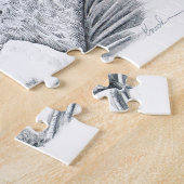 Deutscher Hirte und Weihnachtsmann Puzzle (Seite)