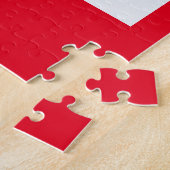 Deutscher Hirte und Weihnachtsmann Puzzle (Seite)