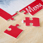 Deutscher Hirte und Weihnachtsmann Puzzle (Seite)
