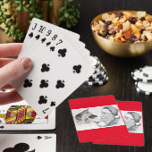 Deutscher Hirte und Weihnachtsmann Spielkarten (In Situ)