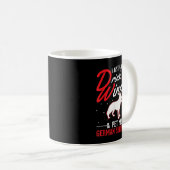 Deutscher Hirte und Wein Kaffeetasse (VorderseiteRechts)