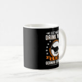 Deutscher Hirte und Weine Kaffeetasse (VorderseiteRechts)