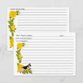 Deutscher Hirte: Von der Küche der Rezept-Karte (Vorne/Hinten)