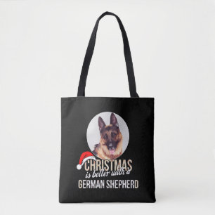 Deutscher Hirte - Weihnachten ist besser mit einem Tasche