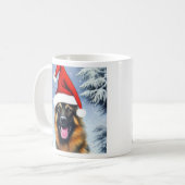 Deutscher Hirte, Weihnachten, Weihnachts-Kaffee-Ta Kaffeetasse (Vorderseite Links)