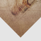 Deutscher Hirtendecoup Seidenpapier (Detail)