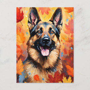 Deutscher Hirtenherbst-Erntedank Postkarte