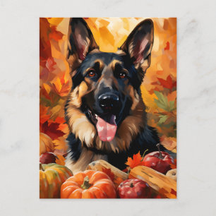 Deutscher Hirtenherbst-Erntedank Postkarte