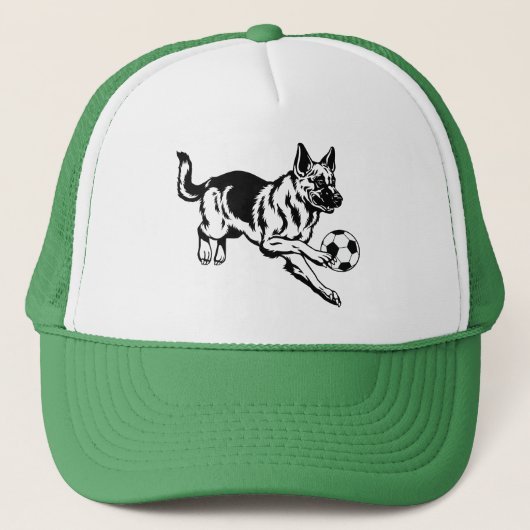 Deutscher Hirtenhund Truckerkappe (Vorderseite)