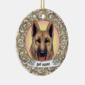 Deutscher Hirtenliebhaber Keramik Ornament (Rechts)