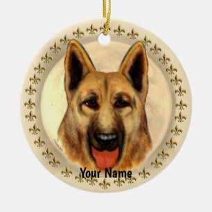 Deutscher Hirtenschmuck Keramik Ornament