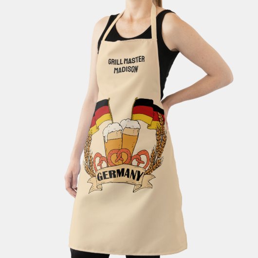 Deutscher Individuelle Name Schürze (InSitu)