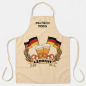 Deutscher Individuelle Name Schürze (Vorderseite)