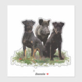 Deutscher Jagdschrecker Aufkleber (Blatt)