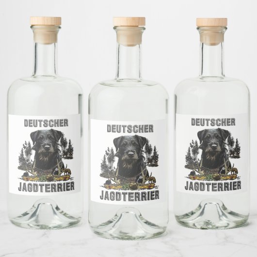 Deutscher Jagdterer Alkoholflaschenetikett (Flaschen)