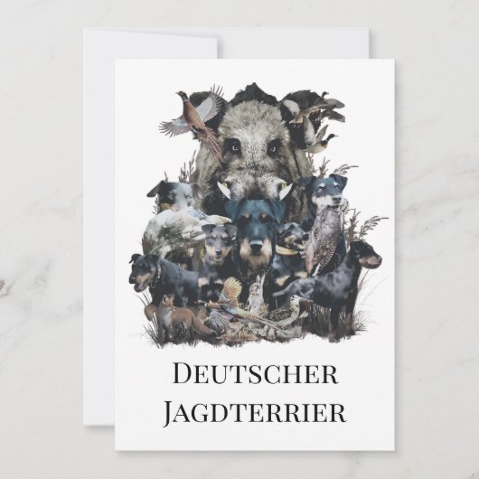 Deutscher Jagdterer Einladung (Vorderseite)