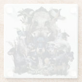 Deutscher Jagdterer Glasuntersetzer (Rückseite)