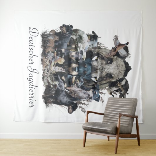 Deutscher Jagdterer Platz Uhr Kaffee Mu Wandteppich (Beispiel (Horizontal))