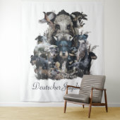 Deutscher Jagdterer Platz Uhr Kaffee Mu Wandteppich (Beispiel)