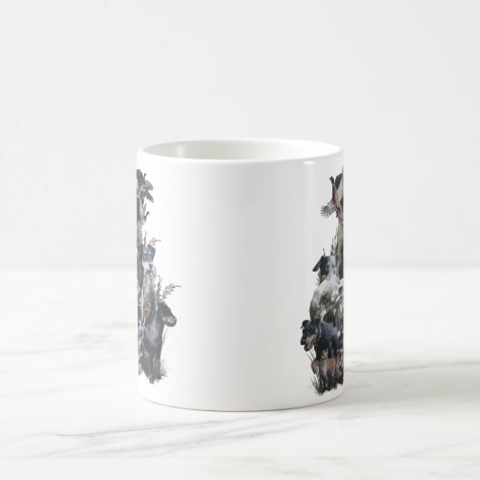 Deutscher Jagdterer Platz Uhr Kaffeetasse (Mittel)