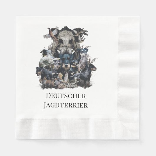 Deutscher Jagdterer Serviette (Vorderseite)