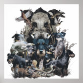 Deutscher Jagdterer Tapestry Canvas Print Poster (Vorne)