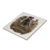Deutscher Jagdterrier Fliese (Seite)