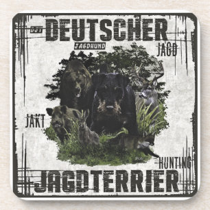 Deutscher Jagdterrier Getränkeuntersetzer