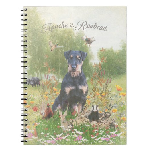 Deutscher Jagdterrier (Jagdschrecker) Sticker Pape Notizblock (Vorderseite)