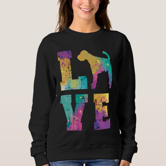 Deutscher Jagdterrier Love Sweatshirt (Vorderseite)