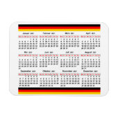 Deutscher Kalender 2021 Magnet (Horizontal)