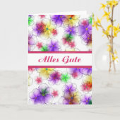 Deutscher Karte (Gelbe Blume)