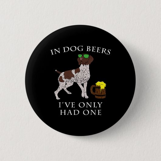 Deutscher Kurzfilm Pointer Irish St Patrick Day Button (Vorderseite)