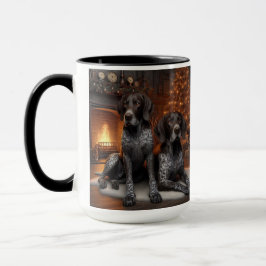 Deutscher Kurzfilm Pointer Pair Weihnachtscup der  Tasse