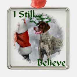 Deutscher Kurzfilm Pointer Weihnachtsgeschenk-Orna Ornament Aus Metall