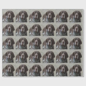 Deutscher kurzhaariger Zeiger-Hund Geschenkpapier (Flach)