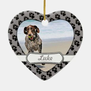 Deutscher kurzhaariger Zeiger - Luke - Riley Keramikornament