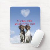 Deutscher kurzhaariger Zeiger Mousepad (Mit Mouse)