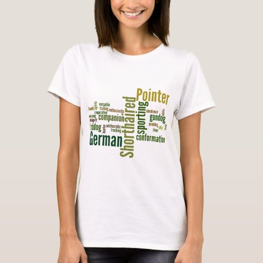 Deutscher kurzhaariger Zeiger T-Shirt (Vorderseite)
