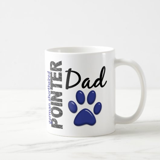 Deutscher kurzhaariger Zeiger-Vater 2 Kaffeetasse (Rechts)