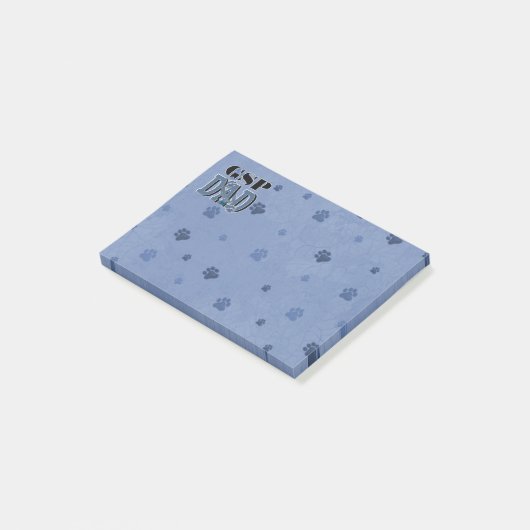 Deutscher kurzhaariger Zeiger VATER Post-it Klebezettel (angewinkelt)