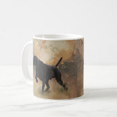 Deutscher Kurzläufer bereit zur Jagd auf Geschenkb Kaffeetasse (Vorderseite Links)