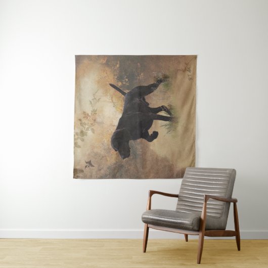 Deutscher Kurzläufer bereit zur Jagd auf Geschenkb Wandteppich (Beispiel)